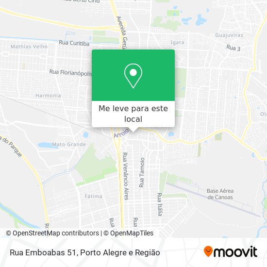 Rua Emboabas 51 mapa