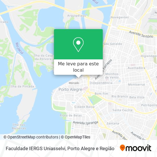 Faculdade IERGS Uniasselvi mapa