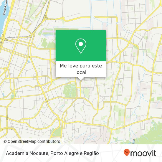 Academia Nocaute mapa