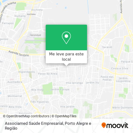 Associamed Saúde Empresarial mapa