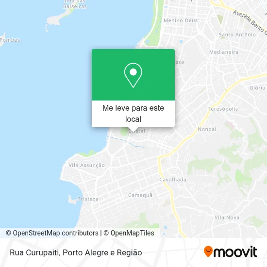 Rua Curupaiti mapa