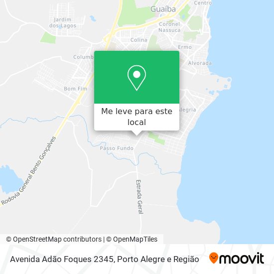 Avenida Adão Foques 2345 mapa