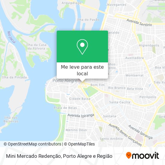 Mini Mercado Redenção mapa