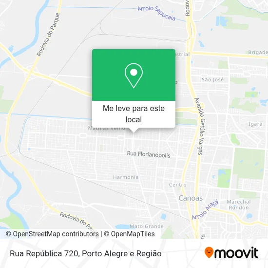 Rua República 720 mapa