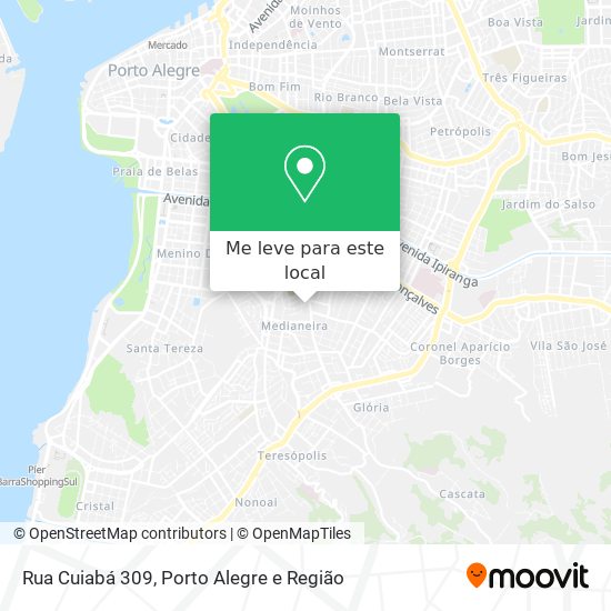 Rua Cuiabá 309 mapa
