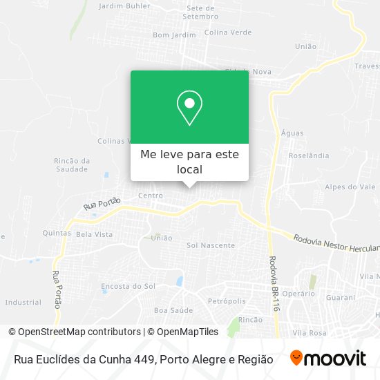 Rua Euclídes da Cunha 449 mapa