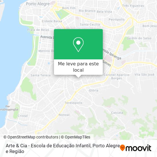 Arte & Cia - Escola de Educação Infantil mapa