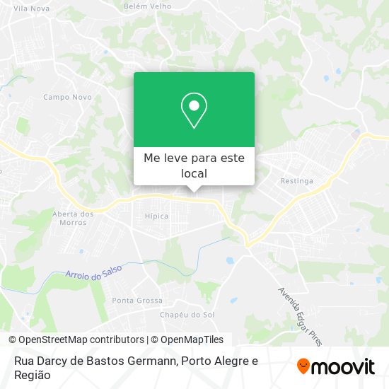 Rua Darcy de Bastos Germann mapa
