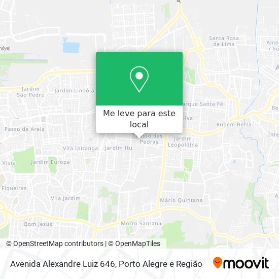 Avenida Alexandre Luiz 646 mapa