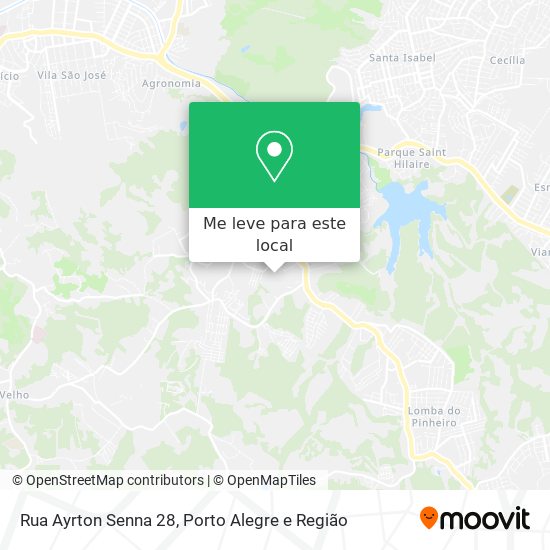 Rua Ayrton Senna 28 mapa