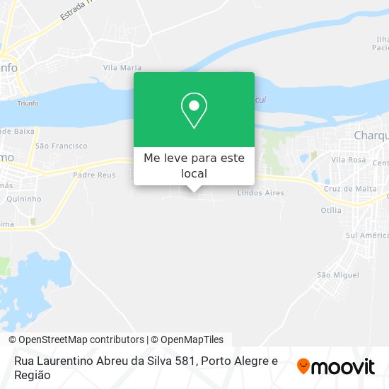 Rua Laurentino Abreu da Silva 581 mapa