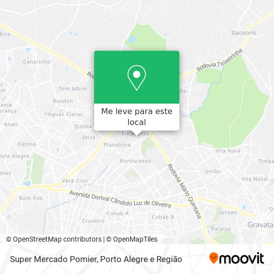 Super Mercado Pomier mapa