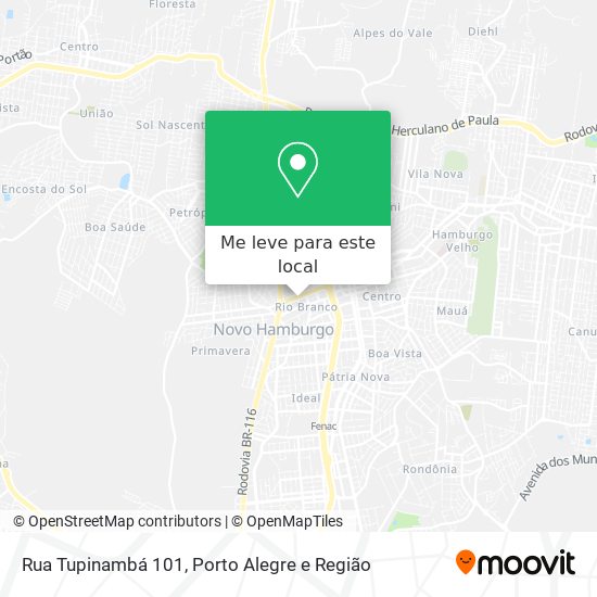 Rua Tupinambá 101 mapa