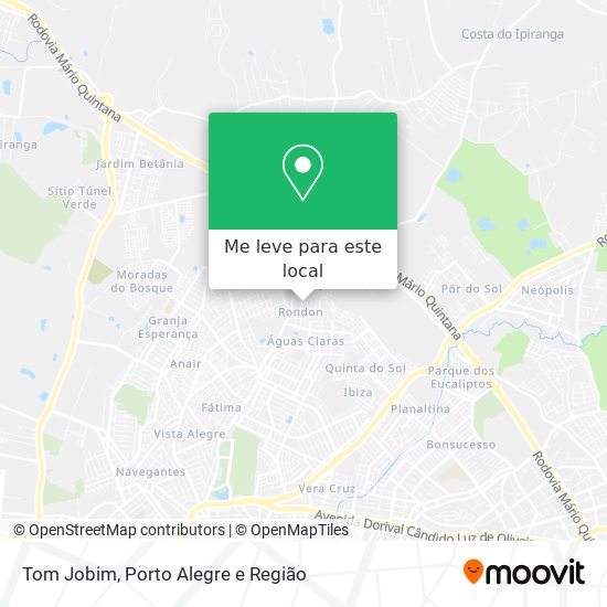 Tom Jobim mapa