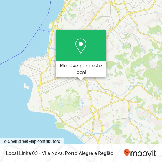 Local Linha 03 - Vila Nova mapa