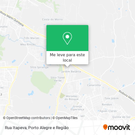 Rua Itapeva mapa