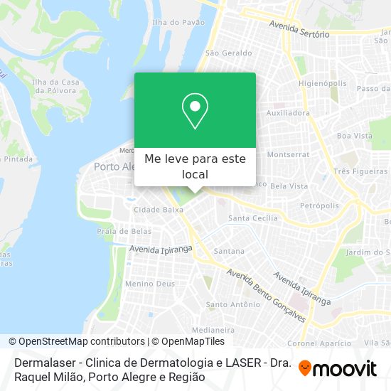 Dermalaser - Clinica de Dermatologia e LASER - Dra. Raquel Milão mapa