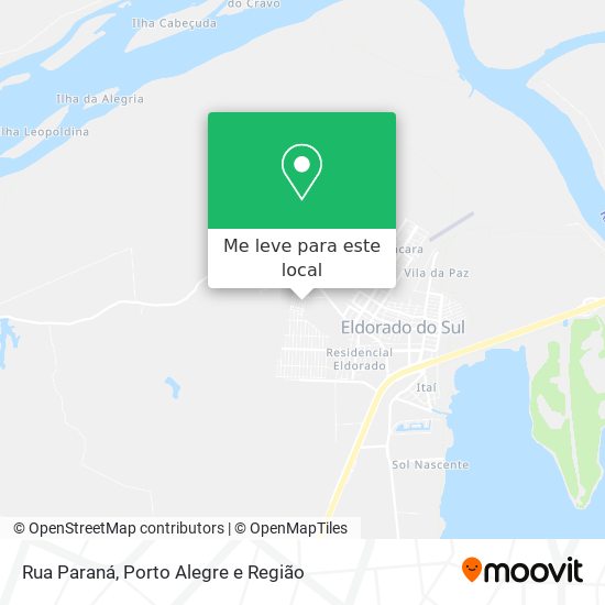 Rua Paraná mapa