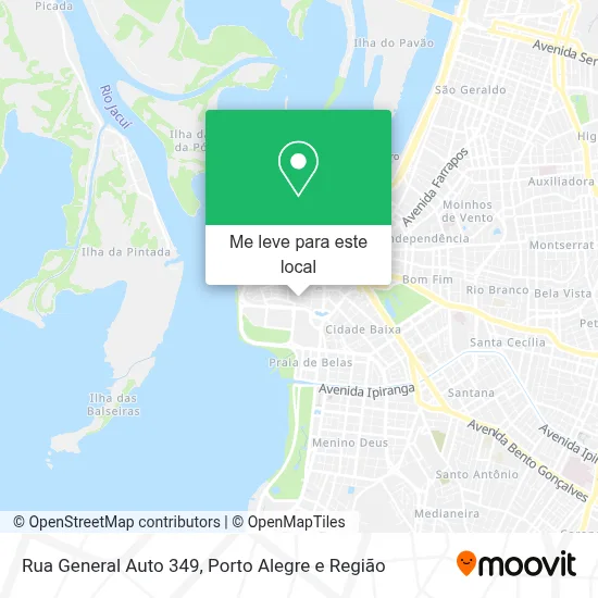 Rua General Auto 349 mapa
