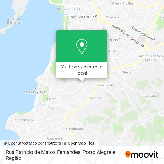 Rua Patrício de Matos Fernandes mapa