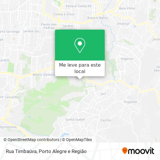 Rua Timbaúva mapa