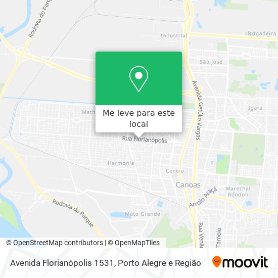 Avenida Florianópolis 1531 mapa