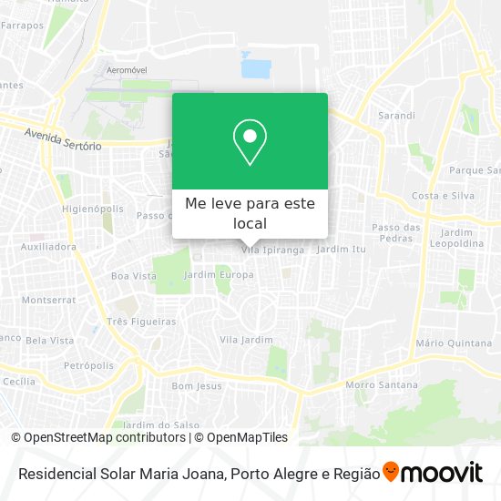 Residencial Solar Maria Joana mapa