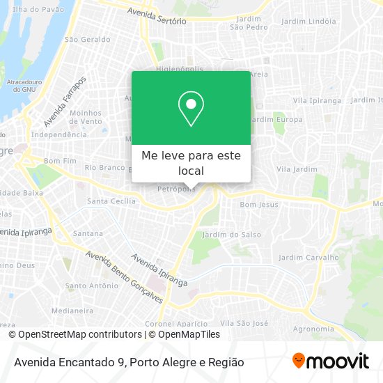 Avenida Encantado 9 mapa