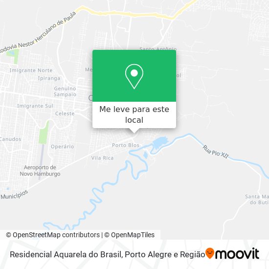 Residencial Aquarela do Brasil mapa
