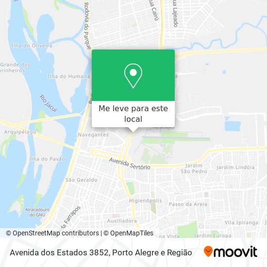 Avenida dos Estados 3852 mapa