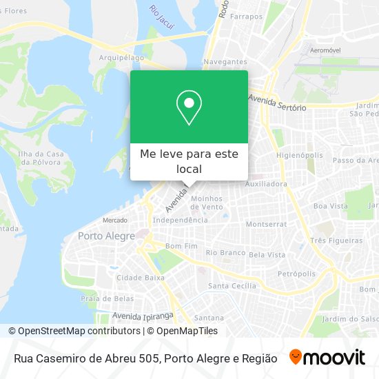 Rua Casemiro de Abreu 505 mapa