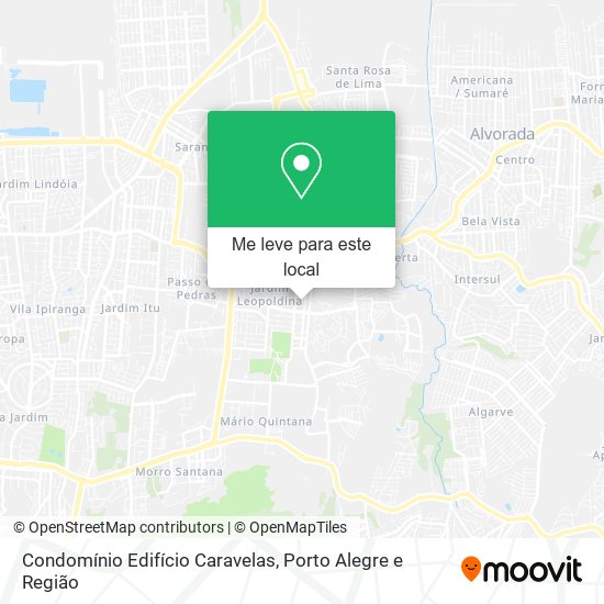 Condomínio Edifício Caravelas mapa