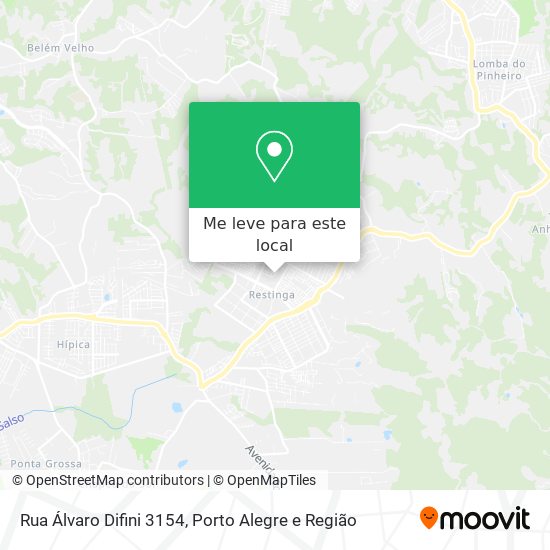 Rua Álvaro Difini 3154 mapa