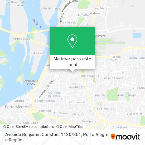 Avenida Benjamin Constant 1130 / 301 mapa
