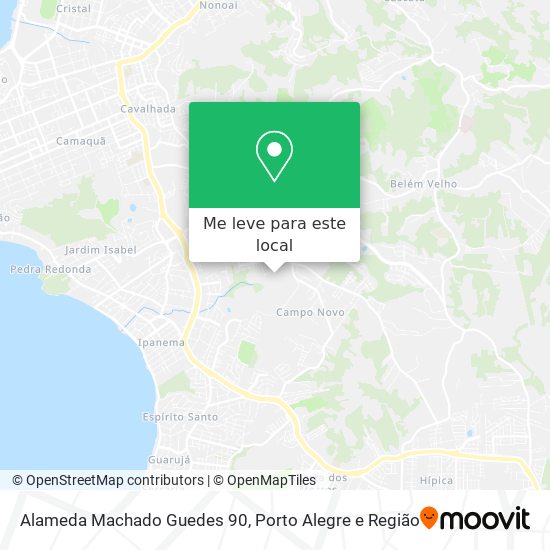 Alameda Machado Guedes 90 mapa