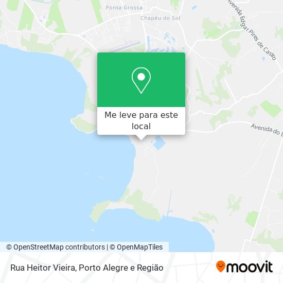 Rua Heitor Vieira mapa