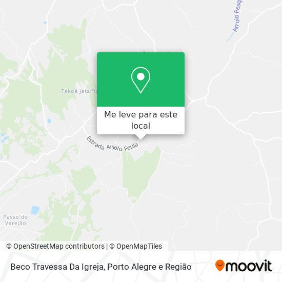 Beco Travessa Da Igreja mapa