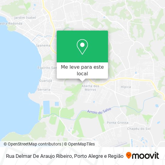 Rua Delmar De Araujo Ribeiro mapa