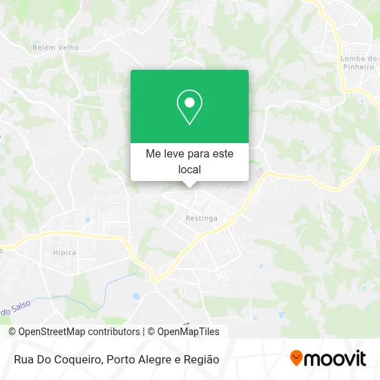 Rua Do Coqueiro mapa