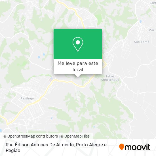 Rua Édison Antunes De Almeida mapa