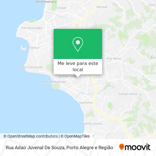 Rua Adao Juvenal De Souza mapa