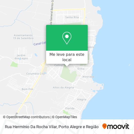 Rua Hermínio Da Rocha Vilar mapa
