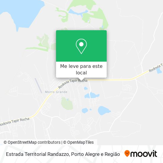 Estrada Territorial Randazzo mapa