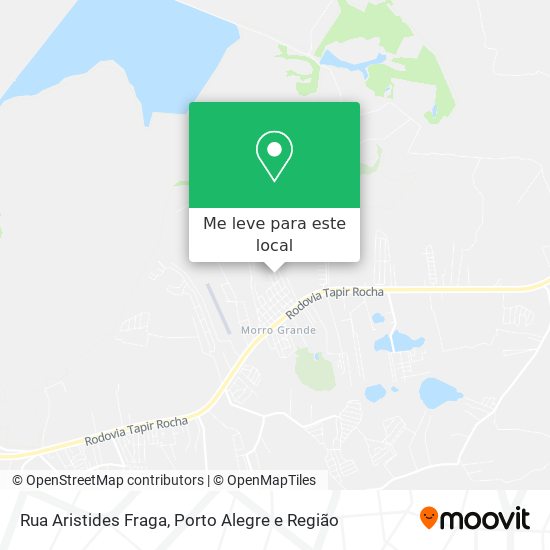 Rua Aristides Fraga mapa