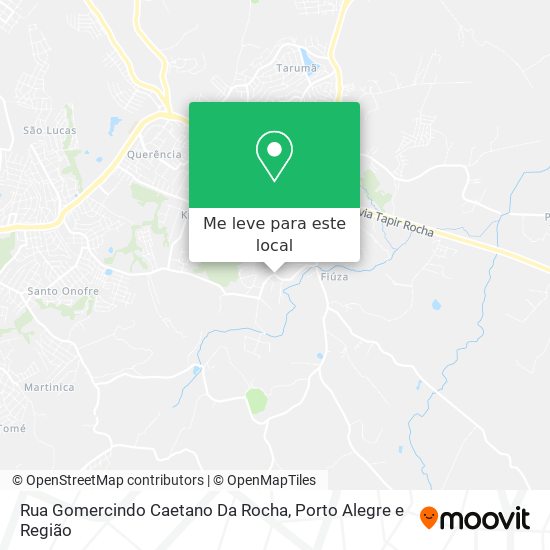 Rua Gomercindo Caetano Da Rocha mapa