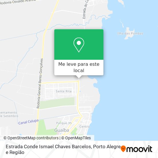 Estrada Conde Ismael Chaves Barcelos mapa