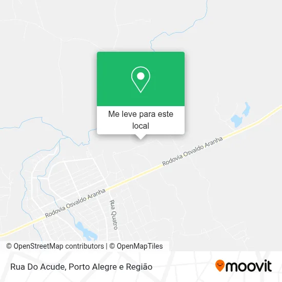 Rua Do Acude mapa