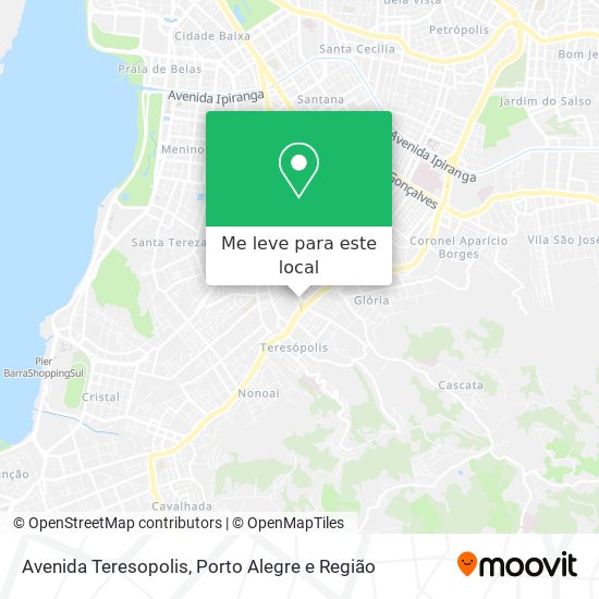 Avenida Teresopolis mapa