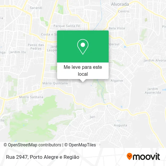 Rua 2947 mapa