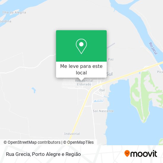Rua Grecia mapa